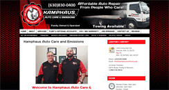 Desktop Screenshot of kamphausautocare.com